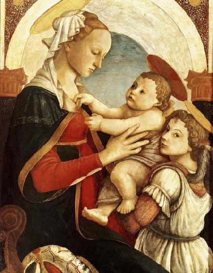 Sandro Botticelli Madonna and Child with an Angel